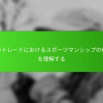 選手トレードにおけるスポーツマンシップの役割を理解する